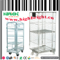 Heavy Duty Wire Mesh Pallet Cage with Wheels